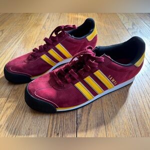 Adidas Deep Red and Yellow Sneakers - Mens Size 10.5 - C76643
